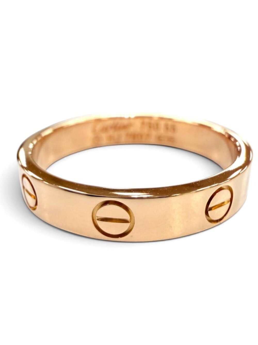 Cartier Love Ring Small Model 750 Pink Gold 55 JP